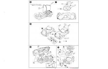 Сборная модель Mazda Savanna SA22C RX-7