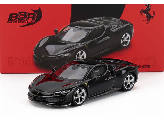 FERRARI 296 Gtb 2024, Nero Daytona - Black