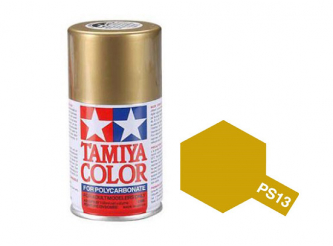 Краска спрей золотой PS-13 Gold (в баллоне), 100 мл.