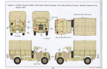 Сборная модель WW II British Army Open Cab 30-cwt 4x2 GS Truck