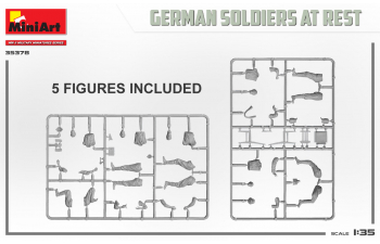 Сборная модель Немецкие солдаты на отдыхе