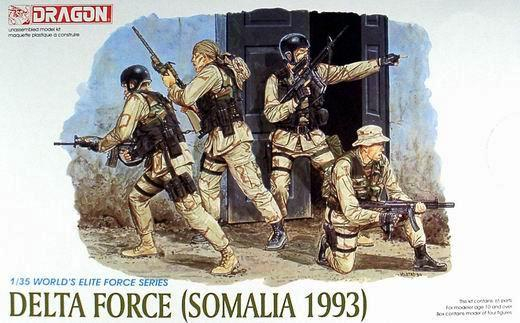 Сборная модель Солдаты Delta Force (Somalia 1993)