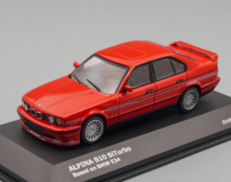 BMW Alpina B10 E34 BiTurbo Saloon (1989-1994), red