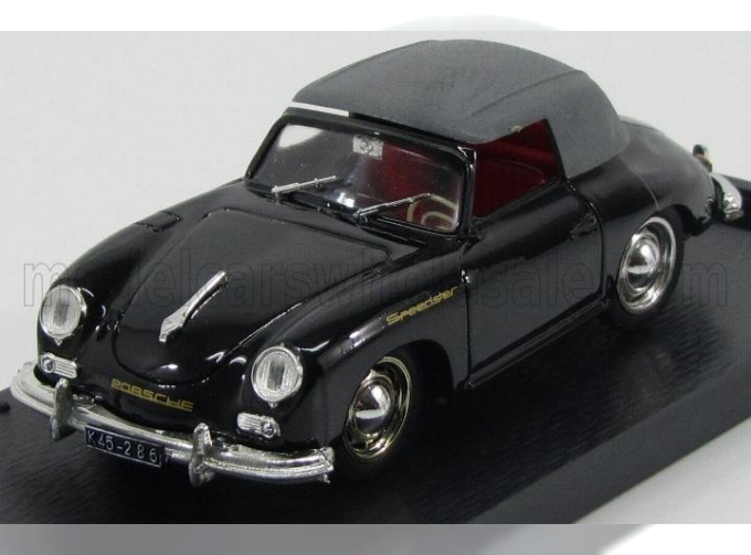 PORSCHE 356 Spider Closed (1950), Black