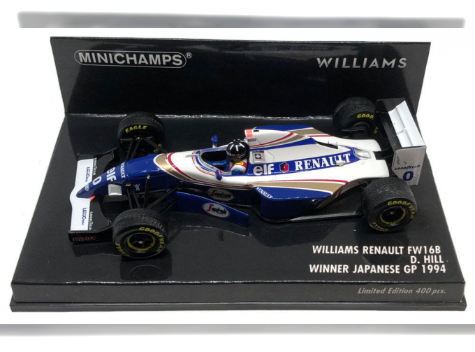 Williams Renault FW16B Damon Hill Winner Japanese GP 1994