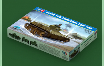 Сборная модель Танк Soviet T-38 Amphibious Light Tank