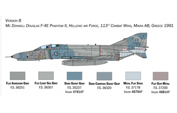 Сборная модель Самолет F-4 E/F PHANTOM