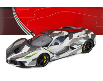 FERRARI Laferrari (2013) - Polifoam Pack, White Camouflage