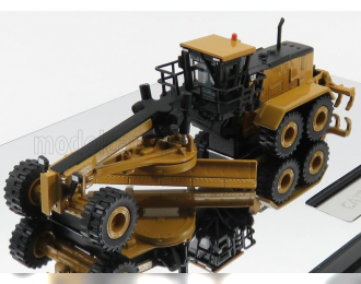 CATERPILLAR Cat24m Ruspa Livellatrice Gommata - Scraper Tractor Motor Grader, Yellow Black