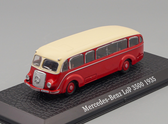 автобус MERCEDES-BENZ LoP 3500 1935 Red/Yellow