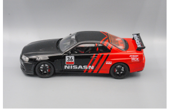NISSAN Skyline GT-R, чёрный, 26 см.