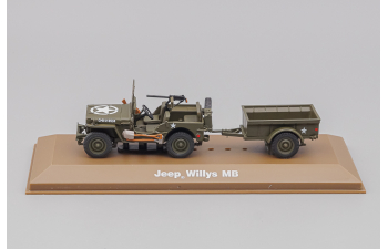 JEEP Willys MB + Remorque Bantam (1940), green
