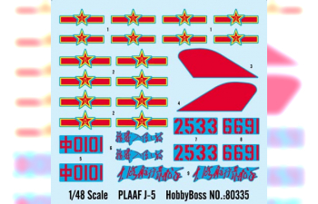 Сборная модель Самолет Chinese People's Liberation Army Force J-5