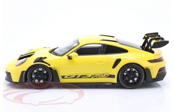 PORSCHE 911 (992) GT3 RS (2023), yellow with black rims & decor