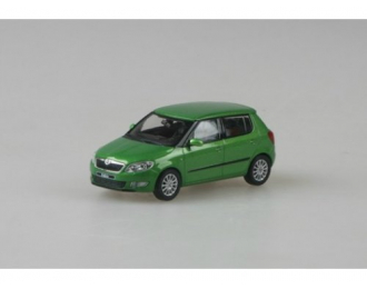 SKODA Fabia II (facelift) 2012, Rallye Green Metallic