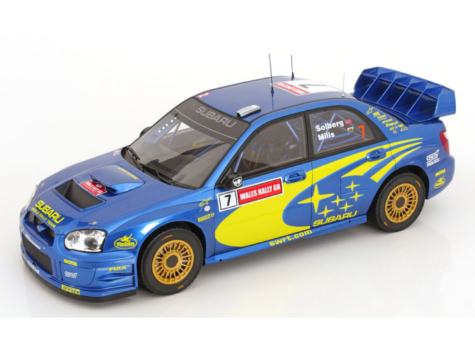 SUBARU Impreza S9 №7 Winner Rallye Wales GB Petter Solberg, Phil Mills (2003)