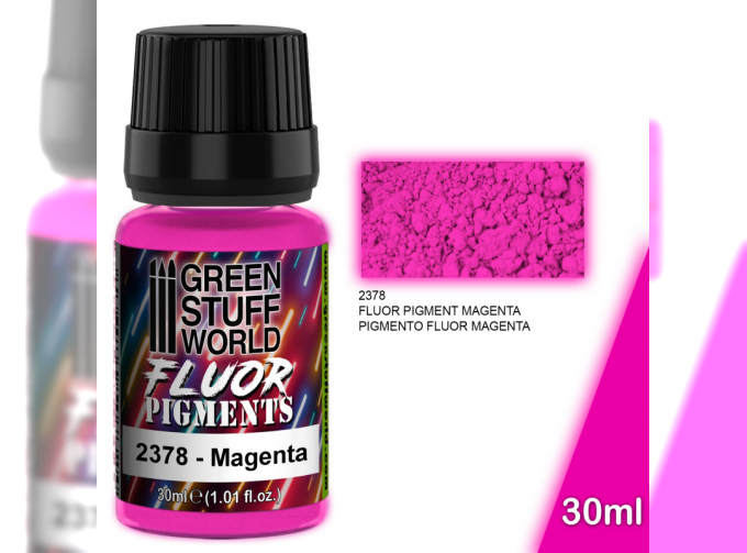 Пигмент Флуоресцентный пурпурный 30 мл / Pigment FLUOR MAGENTA