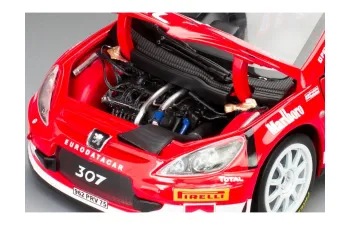 PEUGEOT 307 WRC #1 M.Grönholm/T.Rautiainen Winner Rally Japan (2005), red