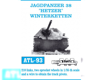 Atl-35-93 Jagdpanzer 38 Hetzer Winterketten