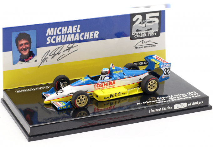 REYNARD SPIESS F893 - MICHAEL SCHUMACHER - MACAU GP (1989), white / blue / yellow