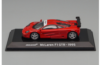 McLAREN F-1 Gtr (1995) - Con Vetrina - With Showcase, Red