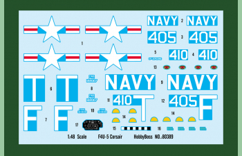 Сборная модель Самолет F4U-5 Corsair