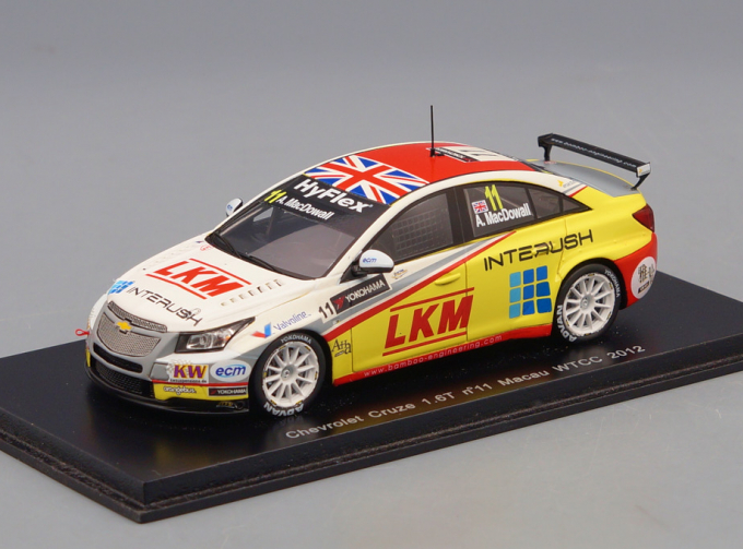 CHEVROLET Cruze 1.6T #11 Macau WTCC (2012), yellow