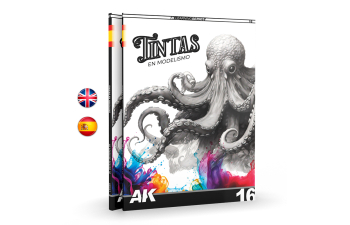 Книга AK Learning 16: Inks in Modeling – Tintas en Modelismo / Чернила в моделировании