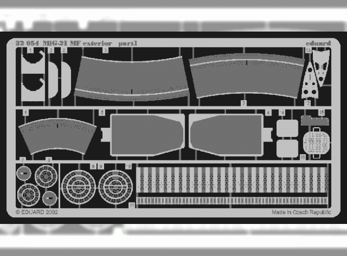 Фототравление для MiG-21MF exterior