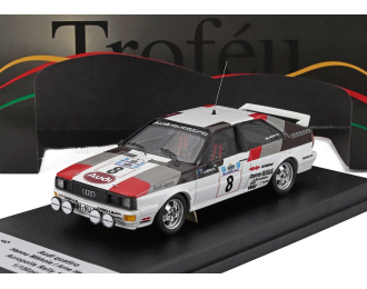 AUDI Quattro (night Version) №8 Rally Acropolis Hannu Mikkola - Arne Hertz (1981), White Black Red