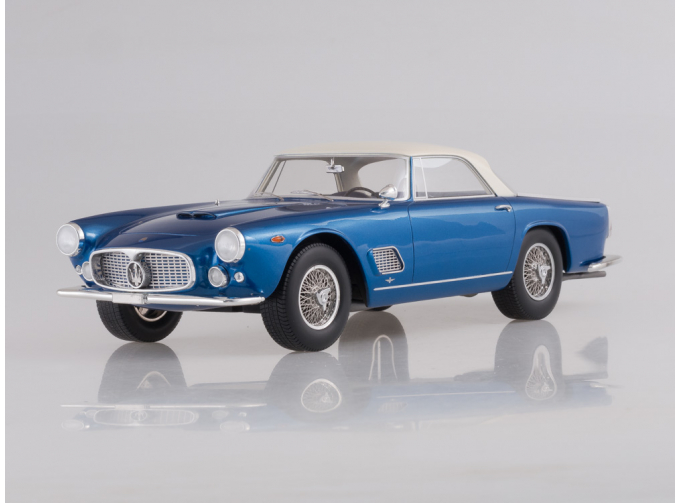 MASERATI 3500 GT Touring, (1957), metallic-blue/white