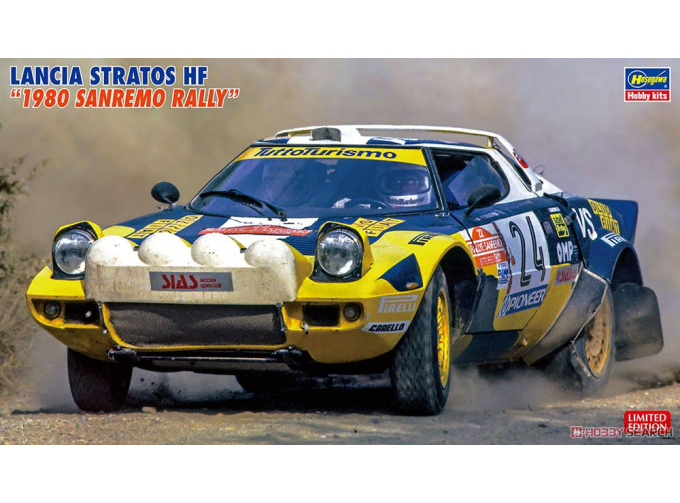 Сборная модель Lancia Stratos HF Sanremo Rally 1980