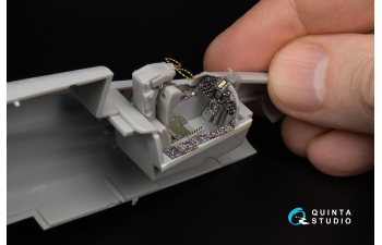 3D Декаль интерьера кабины F-8J Crusader (Hasegawa/Hobby 2000)