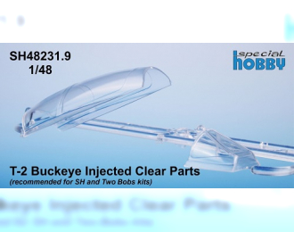 T-2 Buckeye Injected Clear Parts (For Special Hobby And Two Bobs Kits)