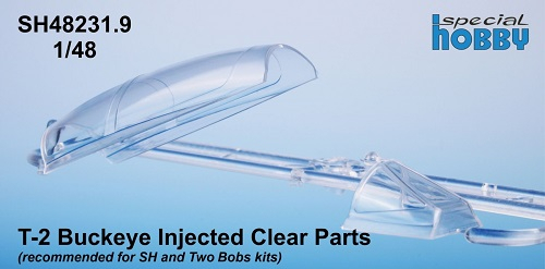 T-2 Buckeye Injected Clear Parts (For Special Hobby And Two Bobs Kits)