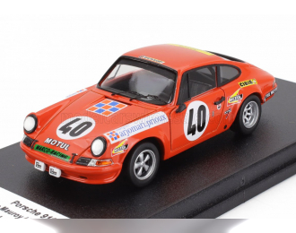 PORSCHE 911s Coupe №40 24h Le Mans (1972) Pierre Mauroy - Marcel Mignot, Orange