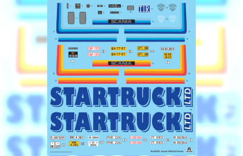 Сборная модель SCANIA 142h Tractor Truck 3-assi Canvas - Telonato (1982)