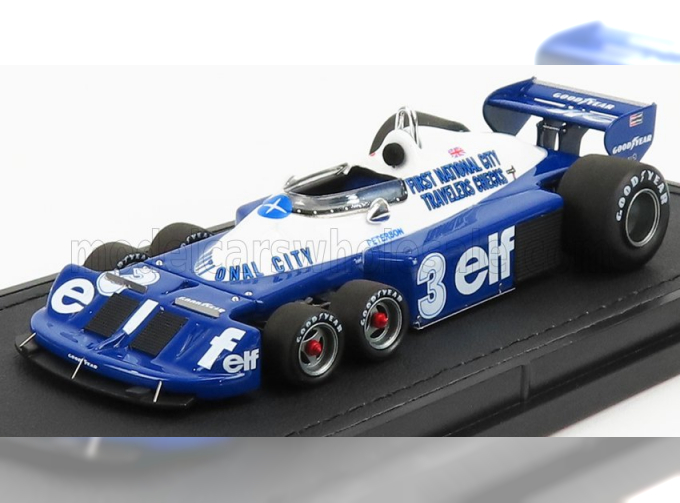 TYRRELL F1  P34/2 Elf Ford Six Wheels N3 Season Gp (1977) R.Peterson, Blue White