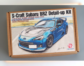 S-Craft Subaru BRZ Detail-up Kit For Tamiya 24324&24336(Resin+PE+Decals)