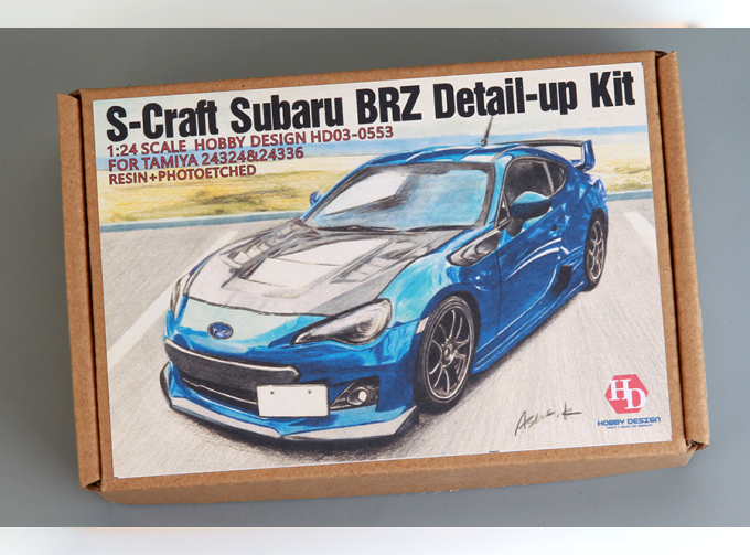 S-Craft Subaru BRZ Detail-up Kit For Tamiya 24324&24336(Resin+PE+Decals)