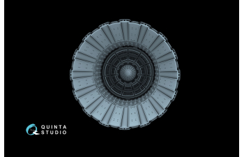 Сопла двигателей Су-30СМ (в форсажном режиме) (Звезда)