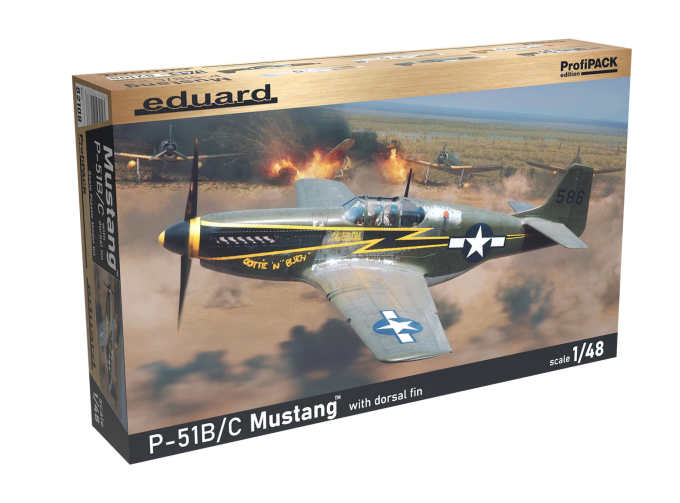 Сборная модель P-51B/C Mustang With Dorsal Fin