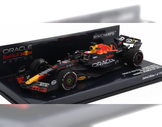 RED BULL F1 Rb19 Team Oracle Red Bull Racing №1 World Champion Winner Spain Gp (2023) Max Verstappen, Matt Blue