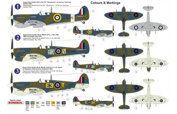 Сборная модель Самолет Supermarine Seafire Mk.IB "Vokes"