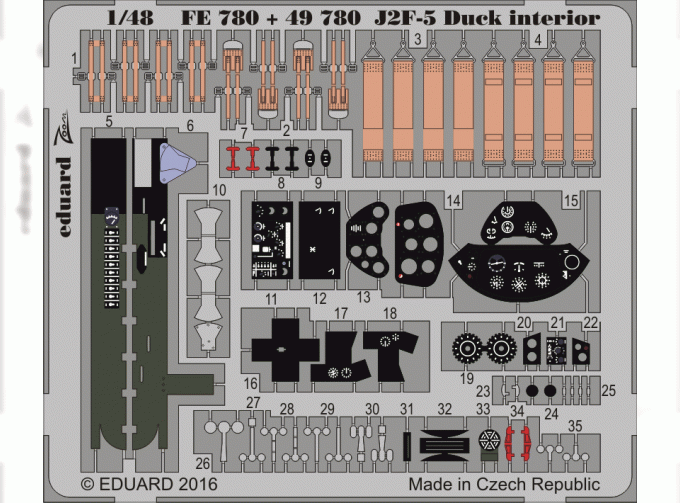 Фототравление J2F-5 Duck