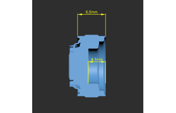 Диск передний 10отв. С колпаком с евроступицей для МАЗ под подшипник 8мм