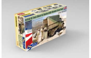 Сборная модель British GS Truck 30cwt 4x2 Bedford OXD (wooden cargo body)