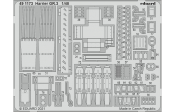 Набор фототравления для Harrier GR.3