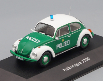 VOLKSWAGEN 1200 Polizei, Police Cars Collection 1, green / white