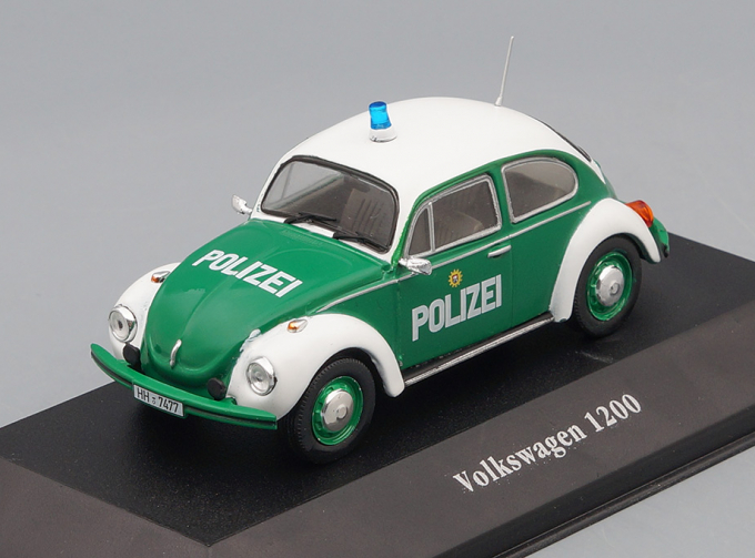 VOLKSWAGEN 1200 Polizei, Police Cars Collection 1, green / white